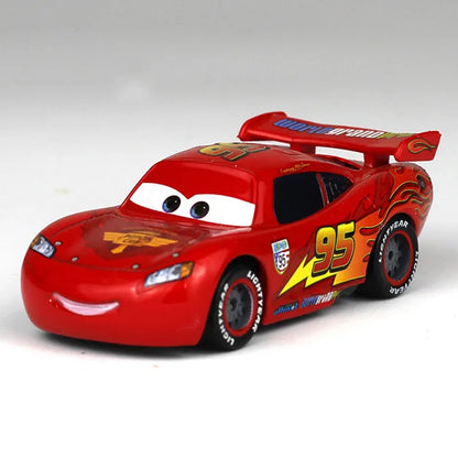 Coches Disney Pixar de juguete McQueen de aleación de Metal escala 1:55 para niños