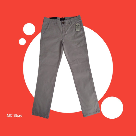 Pantalon  Gris para hombre tipo docker