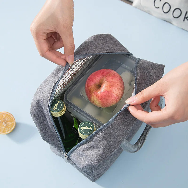 Bolsa de almuerzo térmica para oficina, trabajo y escolar