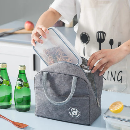 Bolsa de almuerzo térmica para oficina, trabajo y escolar