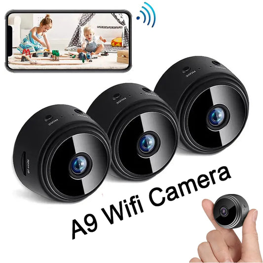 Minicámara de vigilancia A9 1080P HD con Wifi, sensor, vídeo Web,, inalámbrica