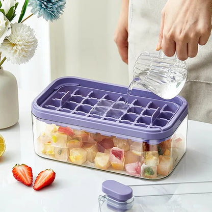 Bandeja de cubos de hielo, 64 cubos, accesorio refrigerador