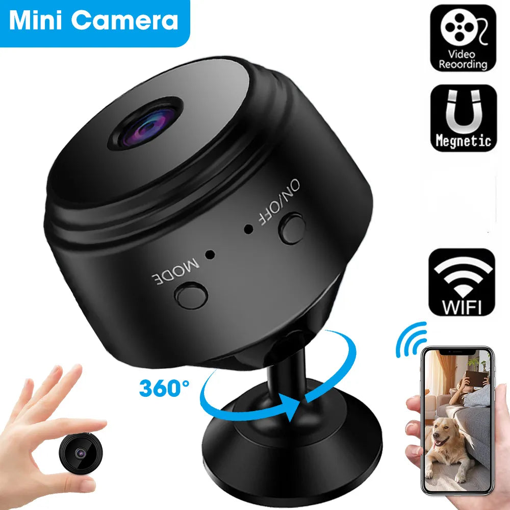 Minicámara de vigilancia A9 1080P HD con Wifi, sensor, vídeo Web,, inalámbrica