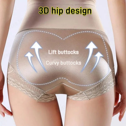 Ropa interior moldeadoras de cintura alta para levantar gluteos para mujer, ropa interior posparto.