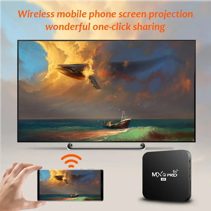 TV Box inteligente MXQ-PRO, decodificador con Android