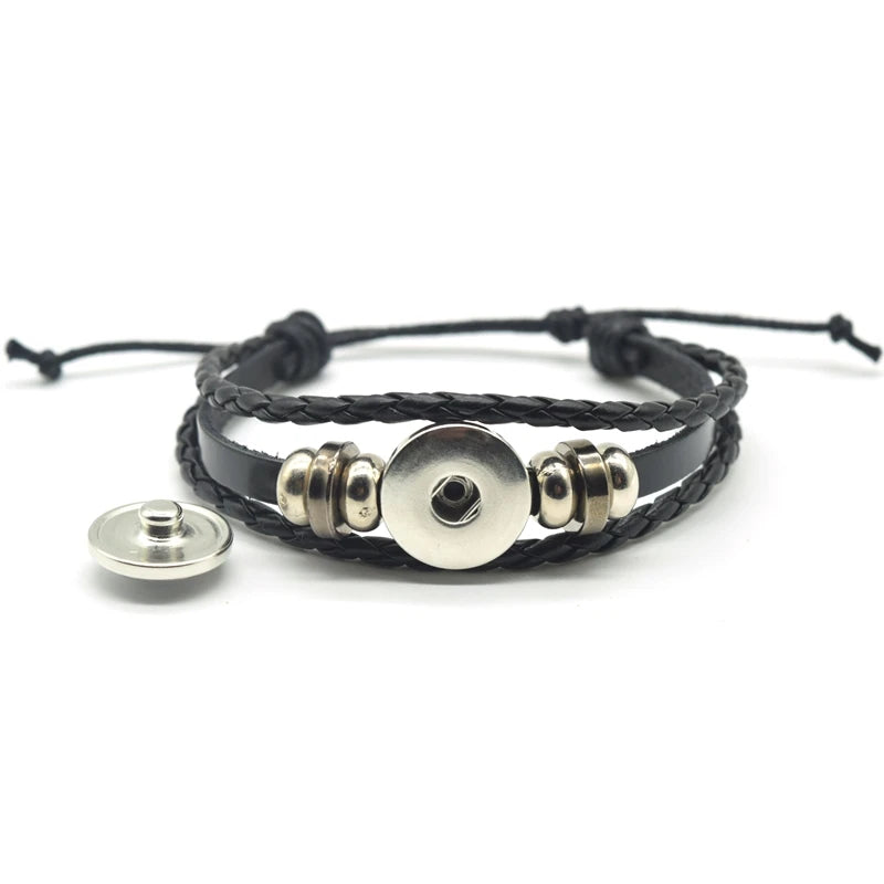 Pulsera con dijes de constelación de 12 signos del zodiaco para hombre y mujer