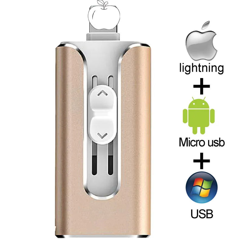 Unidad flash para iPhone/ipad/ios, memoria USB